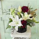 Midnight Grace Black Vase