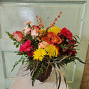 Festive Flame Cube Arrangement