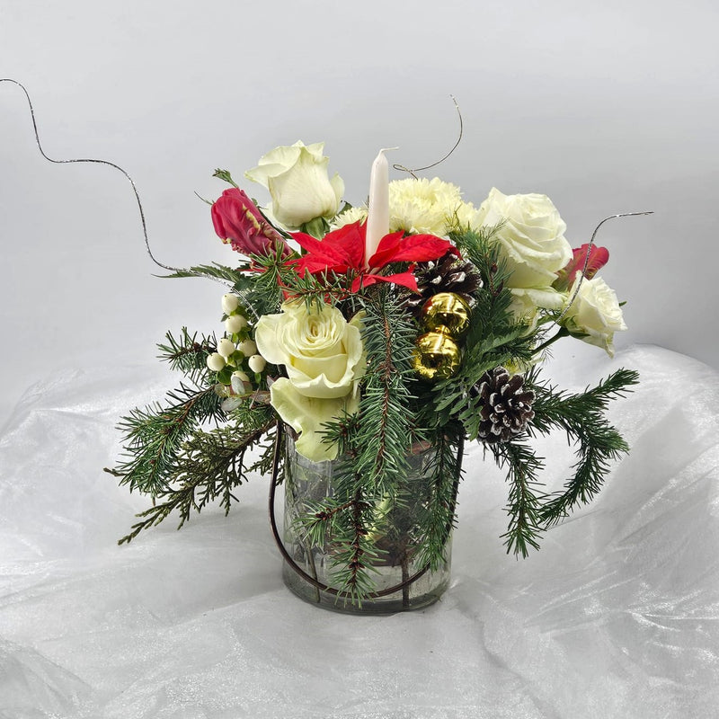 Winter Wonderland Candle Centerpiece