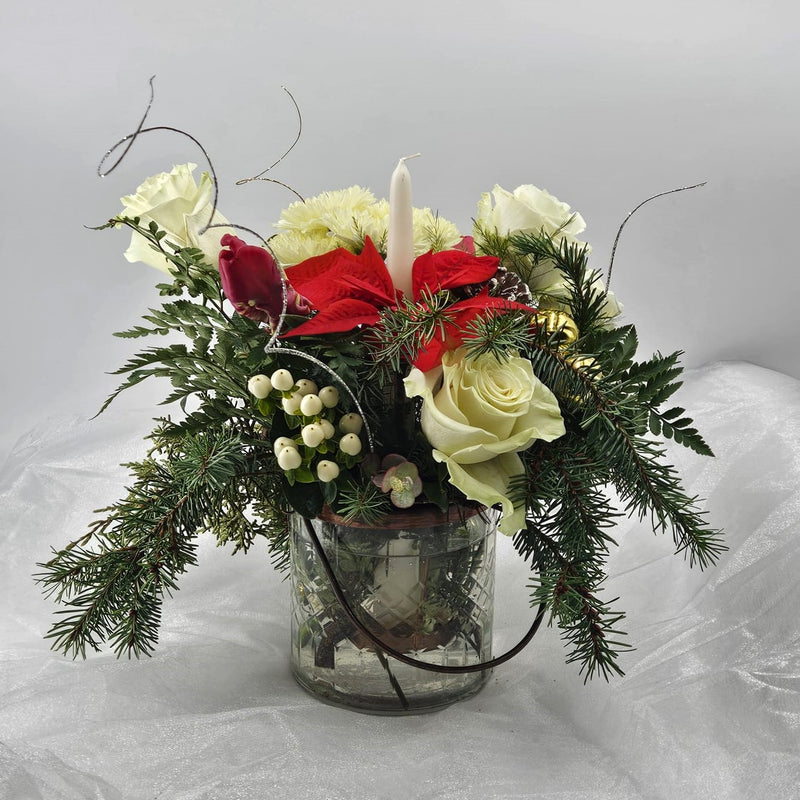 Winter Wonderland Candle Centerpiece