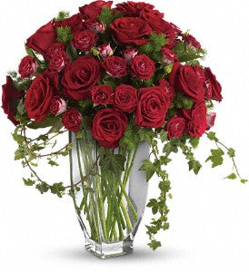 Rose Romanesque Bouquet - Red Roses