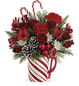 Send a Hug Sweet Stripes Bouquet