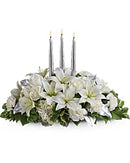 Silver Elegance Centerpiece