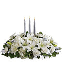 Silver Elegance Centerpiece