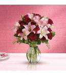 Lavish Love Bouquet with Long Stemmed Red Roses