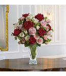 Cupid's Creation with Red Roses